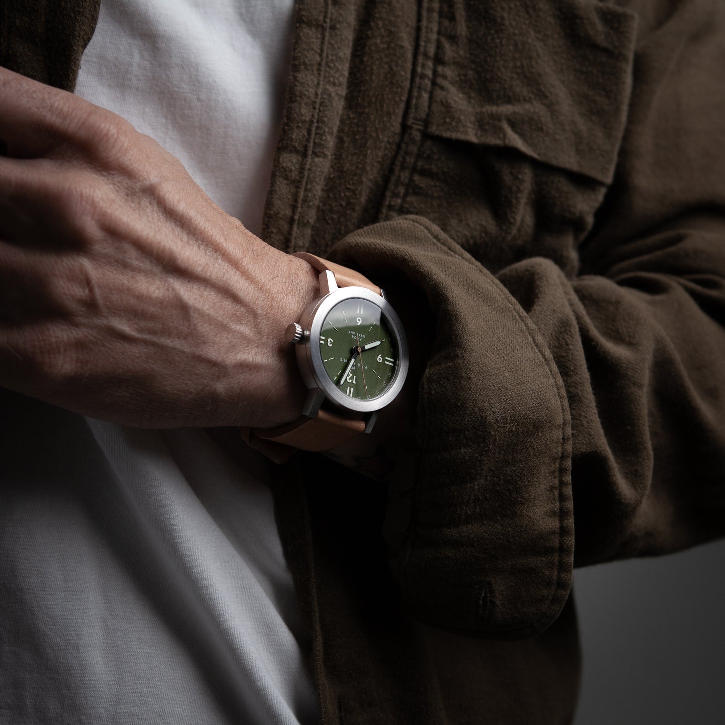 PH24 GMT Green watch + PHBE strap