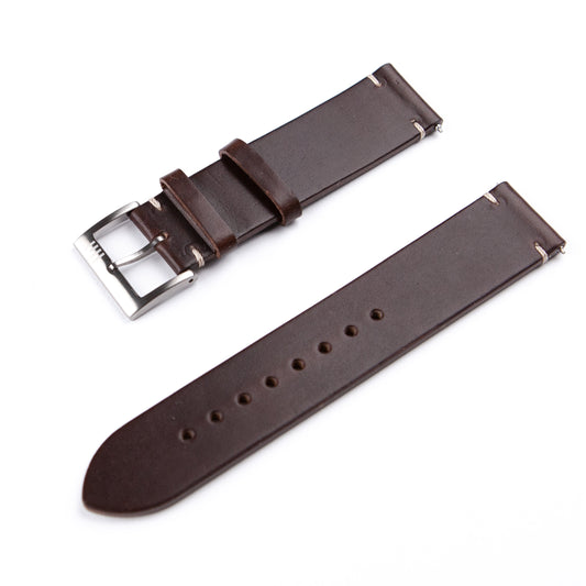 PHBR Brown leather watch strap