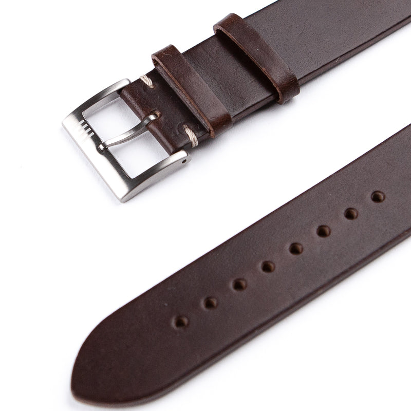 PHBR Brown leather watch strap