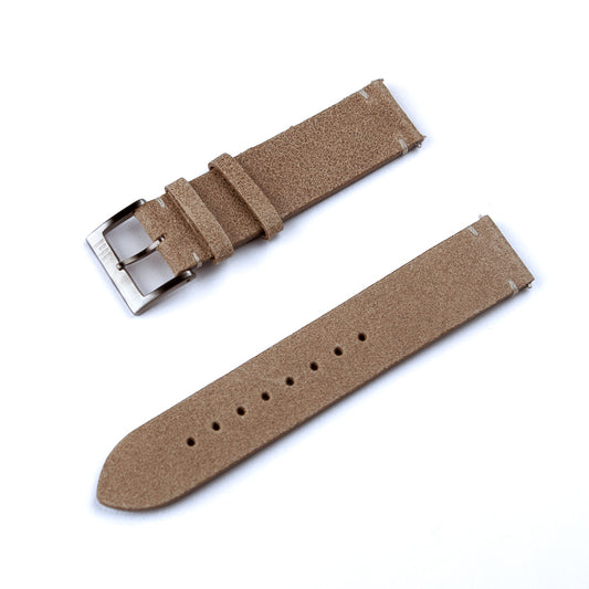 PHSU Suede leather watch strap