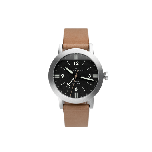 PH24 GMT Black watch + PHBE strap