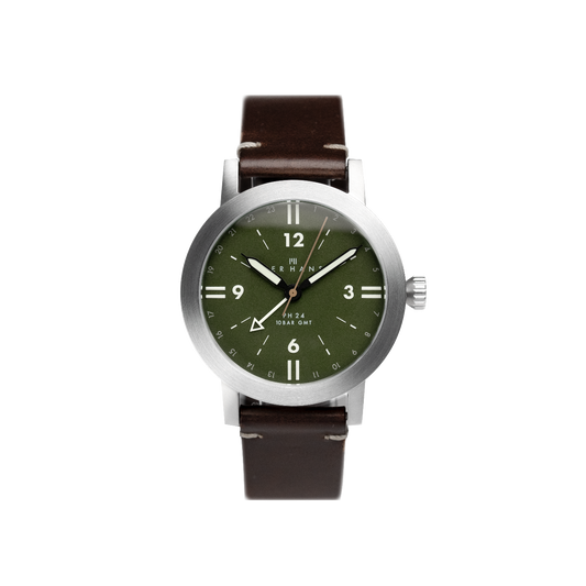 PH24 GMT Green watch + PHBR strap