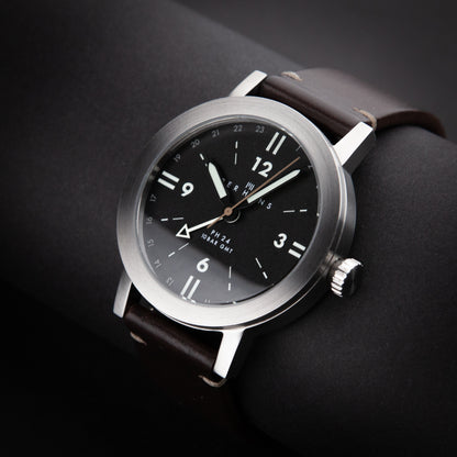 PH24 GMT Black watch + PHBR strap