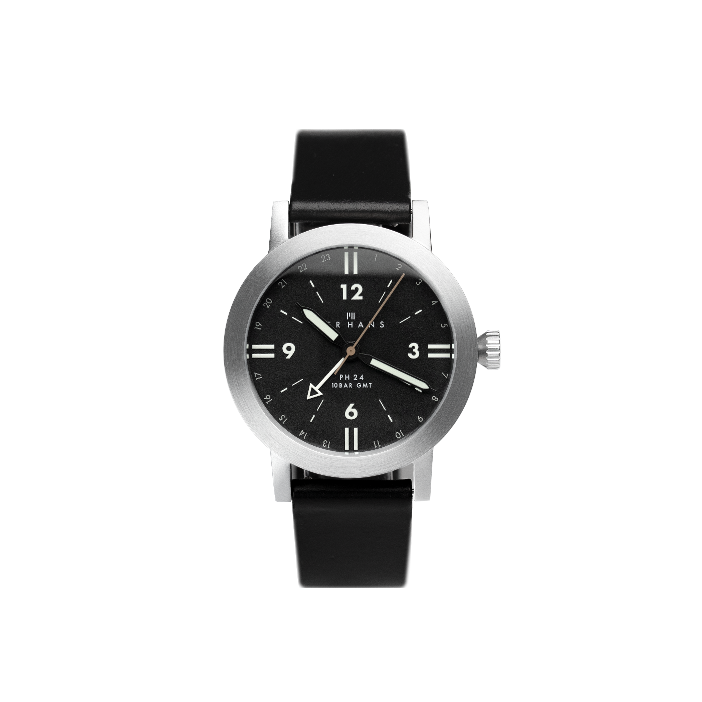 PH24 GMT Black watch + PHBL strap