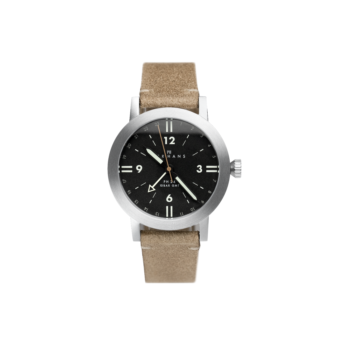 PH24 GMT Black watch + PHSU strap