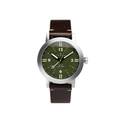 PH24 GMT Grön klocka + PHBR-armband